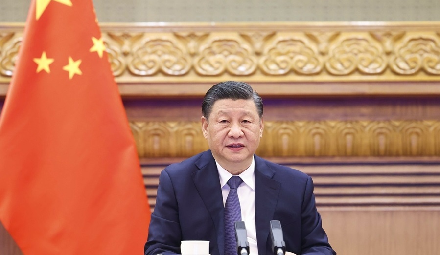 习近平同美国总统拜登视频通话