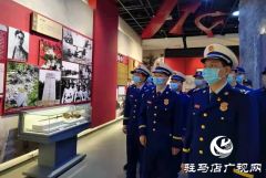 驻马店市消防救援支队高新区大队开展缅怀革命先烈活动