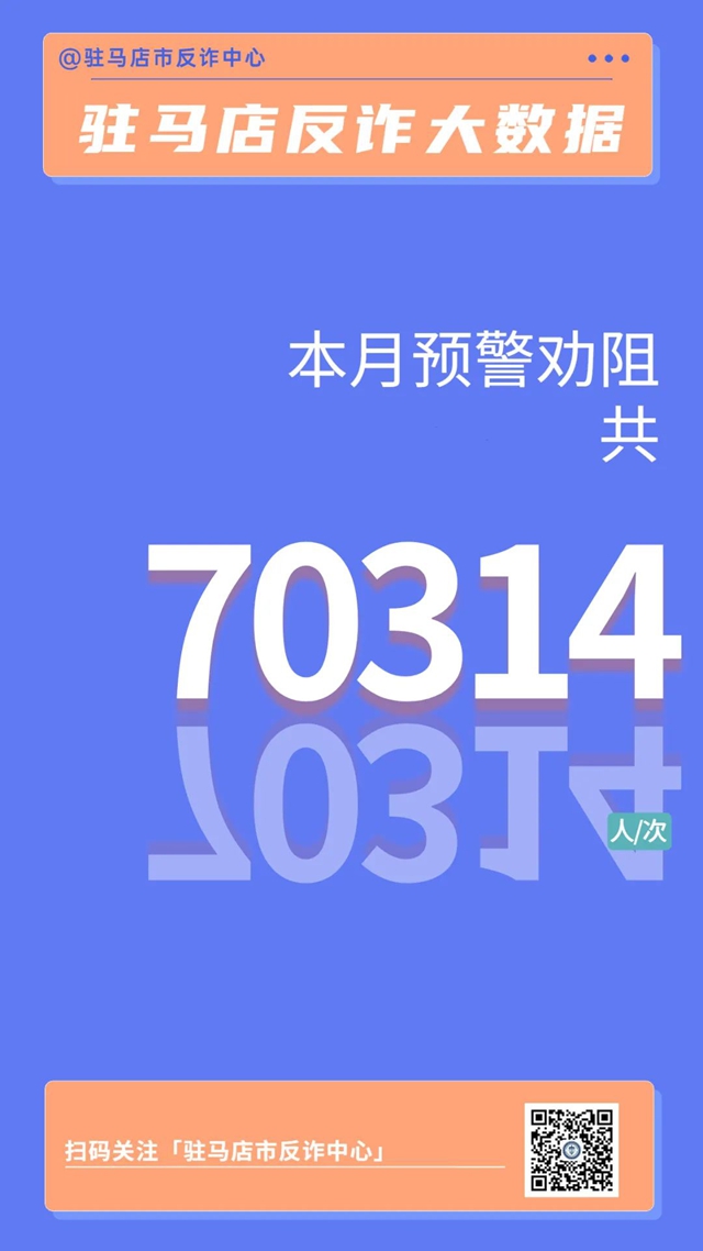 2022年三月份驻马店市反诈大数据新鲜出炉