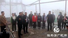 驻马店广播电视台新媒体中心采编人员到老乐山发射台参观学习