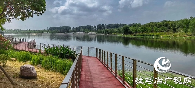 雨后的滨河公园