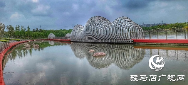 雨后的滨河公园
