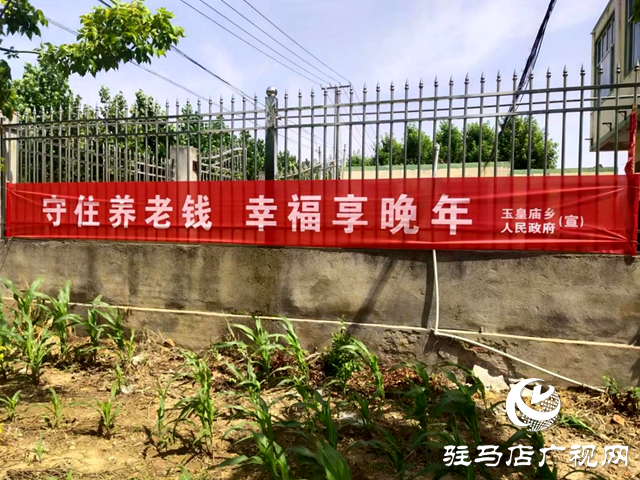 平舆县玉皇庙乡开展打击整治养老诈骗宣传活动