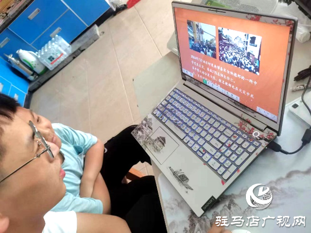 黄淮学院云支教团队开展“学四史 守初心 担使命”宣传教育活动
