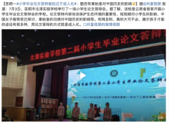 对于小学毕业要论文答辩，你怎么看？