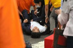 安倍晋三遭枪击，已处于心肺功能停止状态