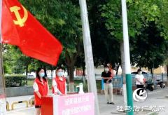 泌阳县：党旗在疫情防控一线高高飘扬