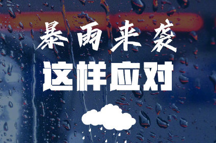 @驻马店人，暴雨来袭，这份防御指南请收好！