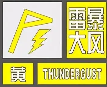 驻马店市气象台发布雷暴大风黄色预警