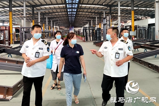 确山县开展职业卫生蓝盾护航专项行动