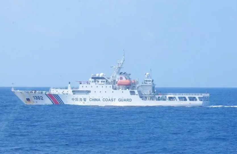 中国海警舰艇编队今日在我钓鱼岛领海内巡航