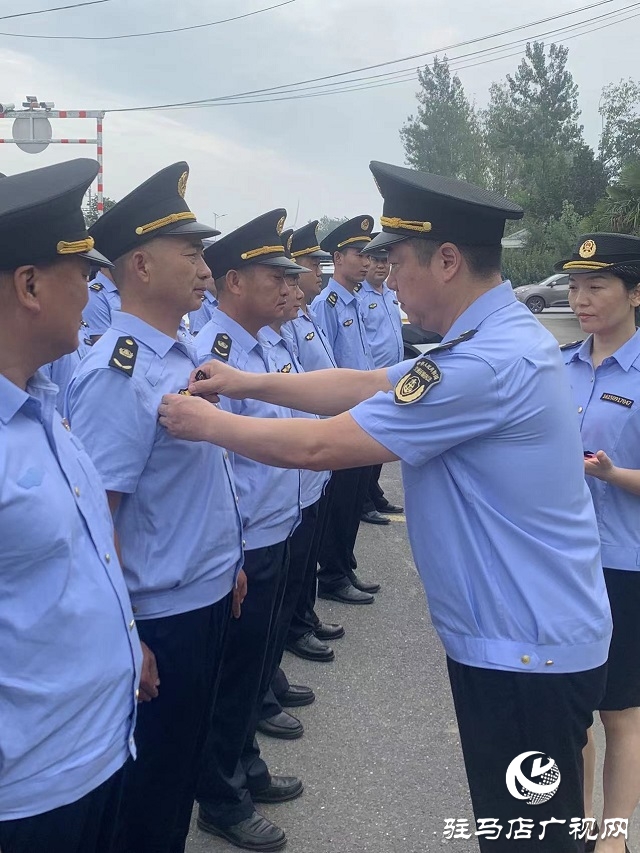 正阳县交通运输综合行政执法大队举行换装仪式