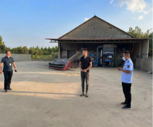 确山县农业综合行政执法大队开展秋收期间扬尘治理大排查