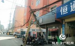 线缆垂落存隐患 12345督办解民忧