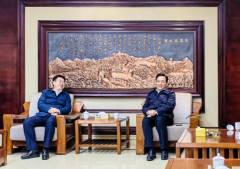 西平县县长侯公涛会见伊利集团副总裁包智勇一行