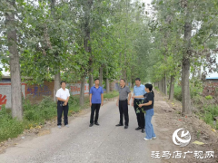 驻马店市林业局调研飞机防治林业有害生物效果