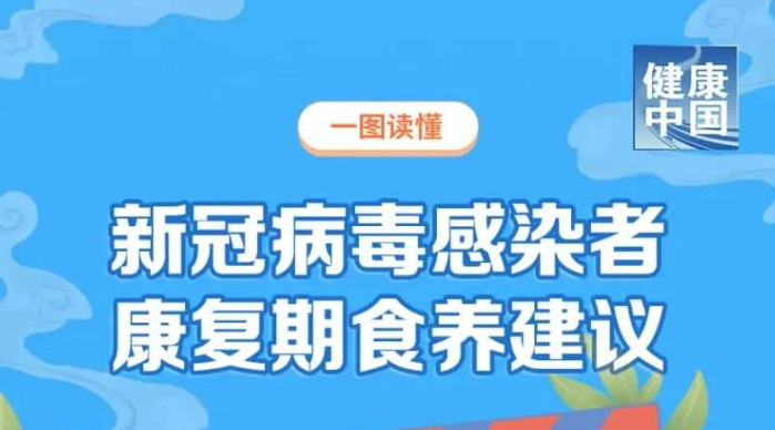 收好！新冠病毒感染者康复期食养建议