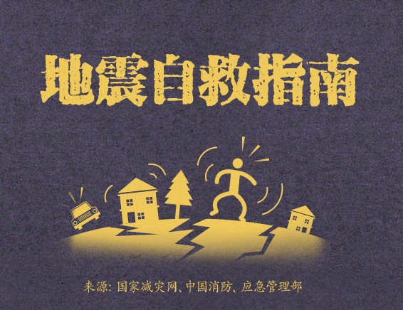 转存！每个人都该掌握的地震自救知识