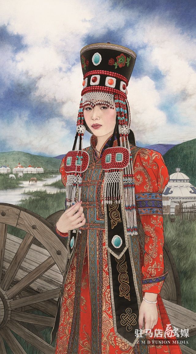 绣罗衣裳照暮春86.5cmx155cm.jpg