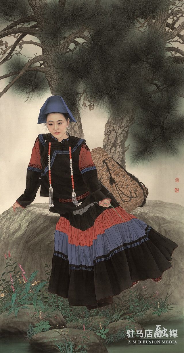 秋清竹锁烟  148cm × 78cm 2018年.jpg