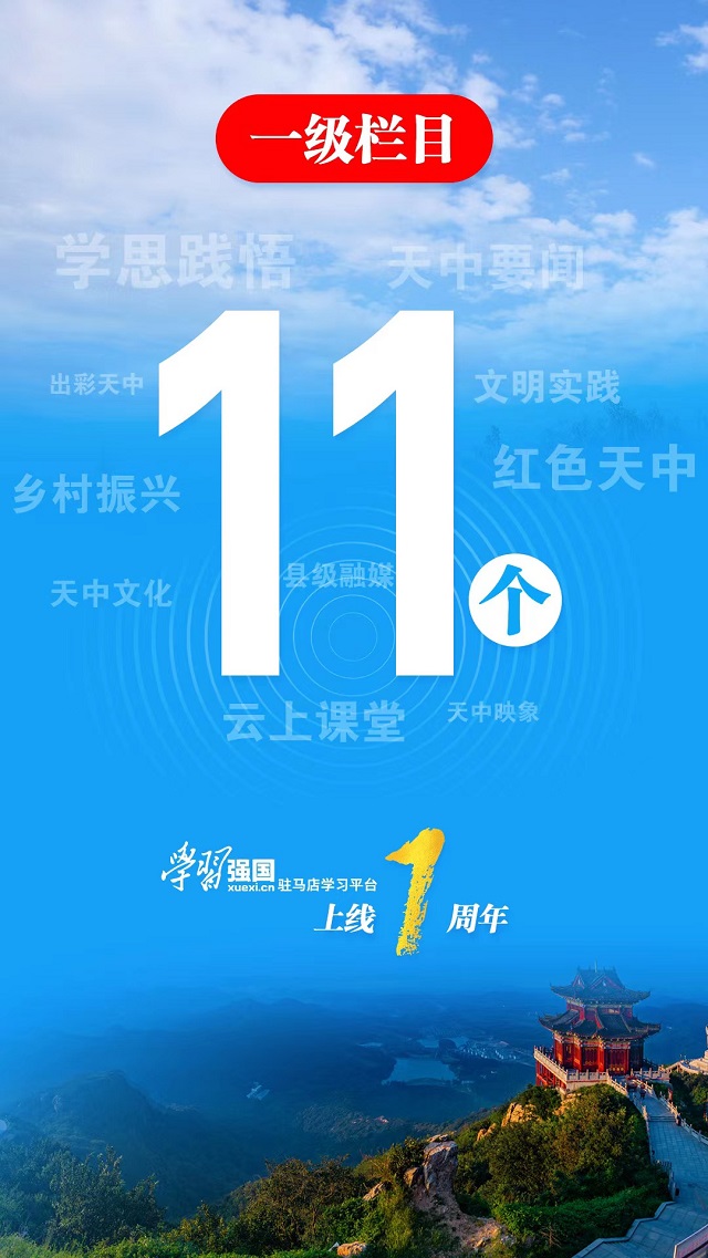 奋楫逐浪向未来——“学习强国”驻马店学习平台APP端上线一周年