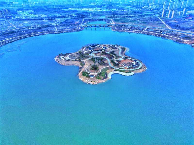 惊艳！鸟瞰天中练江河畔两岸
