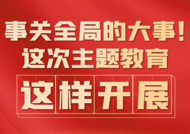 事关全局的大事！这次主题教育这样开展