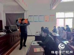 驿城区中山社区开展消防安全知识宣讲活动