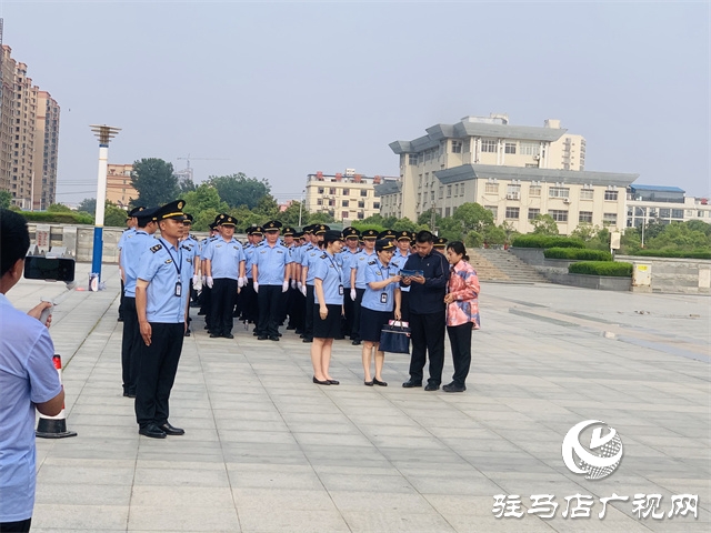 正阳县交通运输综合行政执法大队开展会操比武