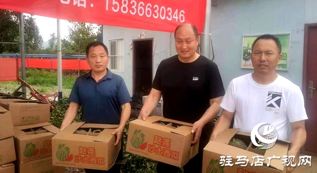驻马店市公共资源交易中心开展“爱心助农‘瓜’分清凉”活动