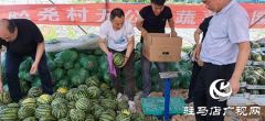 驻马店市公共资源交易中心开展“爱心助农‘瓜’分清凉”活动