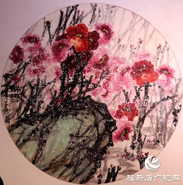 汝南县板店乡:乡村画展引客来