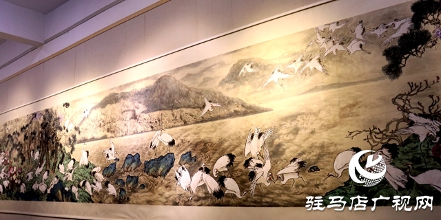 汝南县板店乡:乡村画展引客来