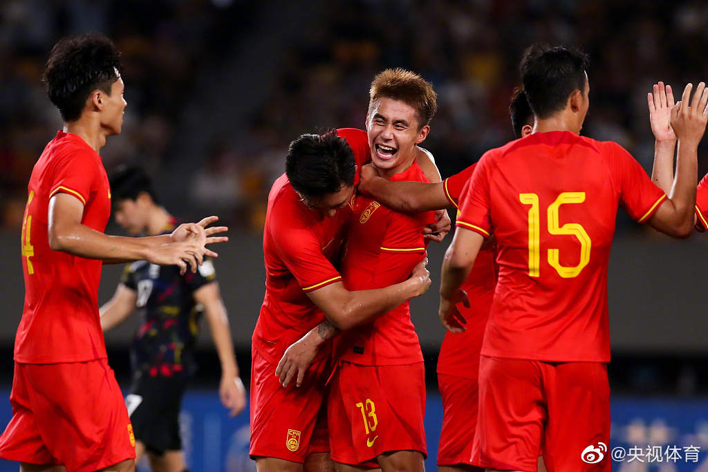 中国男足亚运队1-0战胜韩国U24队