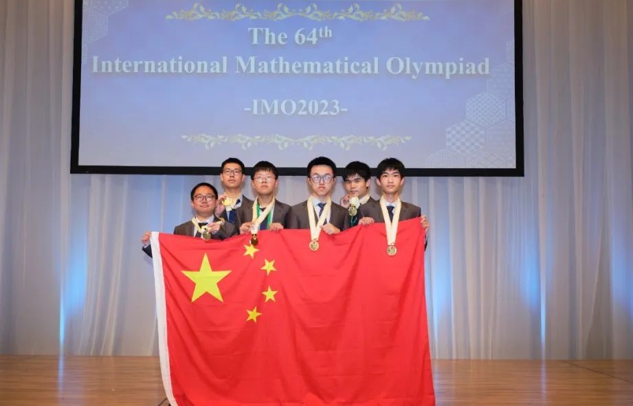 中国队，五连冠！