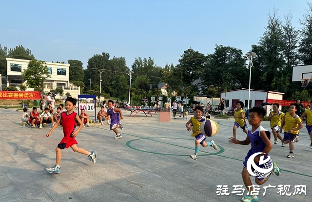 泌阳县郭集镇举办首届夏季篮球赛