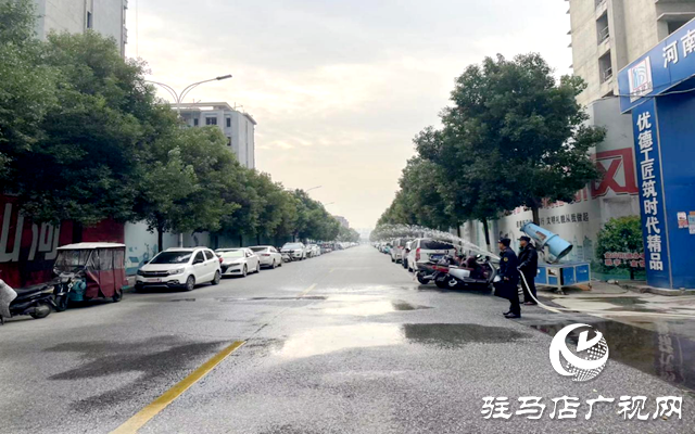 驻马店经济开发区城管局开展大风扬尘管控专项检查