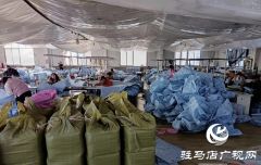 平舆县阳城镇:发展共同富裕加工园 筑就群众致富路