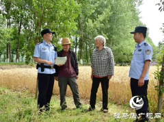 驻马店：护航“三夏” 公安在行动