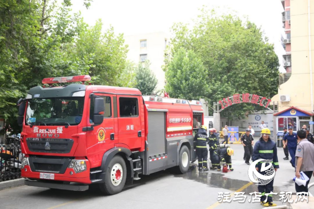 驻马店市第一人民医院开展消防应急疏散演练