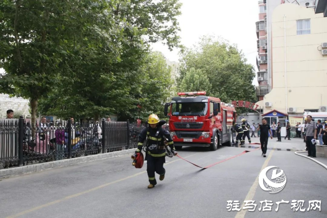 驻马店市第一人民医院开展消防应急疏散演练