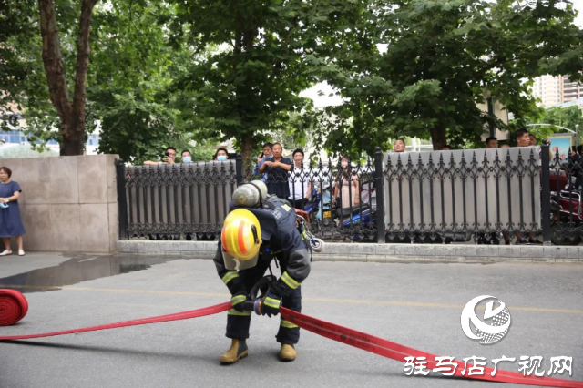 驻马店市第一人民医院开展消防应急疏散演练