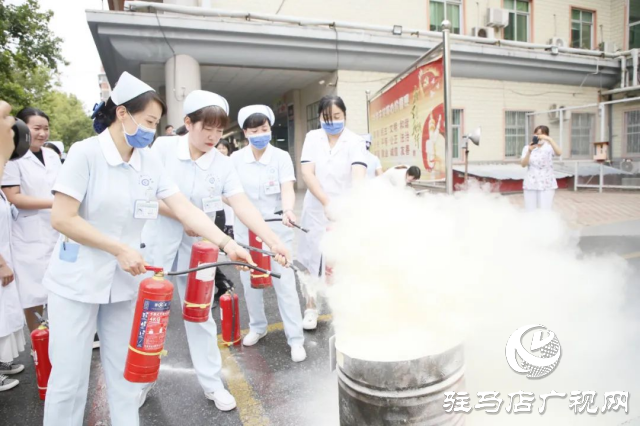 驻马店市第一人民医院开展消防应急疏散演练