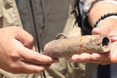 箭扣长城考古人员“捡到”明代士兵丢的铜钱