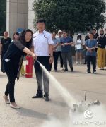 驻马店广播电视台开展消防知识及应急疏散演练