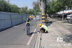 无惧“烤”验 驻马店这些户外劳动者冒着高温坚守一线