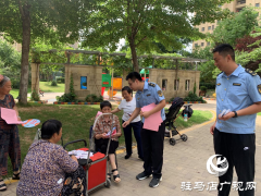 驻马店市市场监管局城乡一体化示范区分局开展安全生产月宣传活动