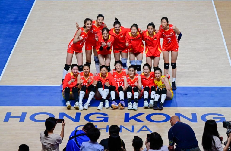 中国女排世界排名上升到第六位