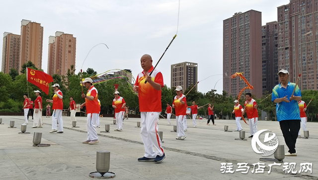 四省市鞭陀龙鼓交流活动在驻马店市举行