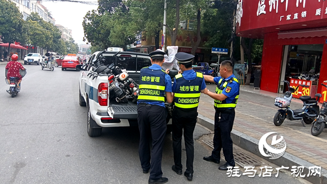 确山县：用汗水擦亮城市之美